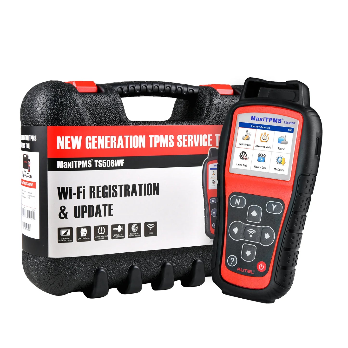 Autel MaxiTPMS TS508WF WiFi TPMS Programming Tool, Relearn/Activate MX-SENSOR 315/433Mhz