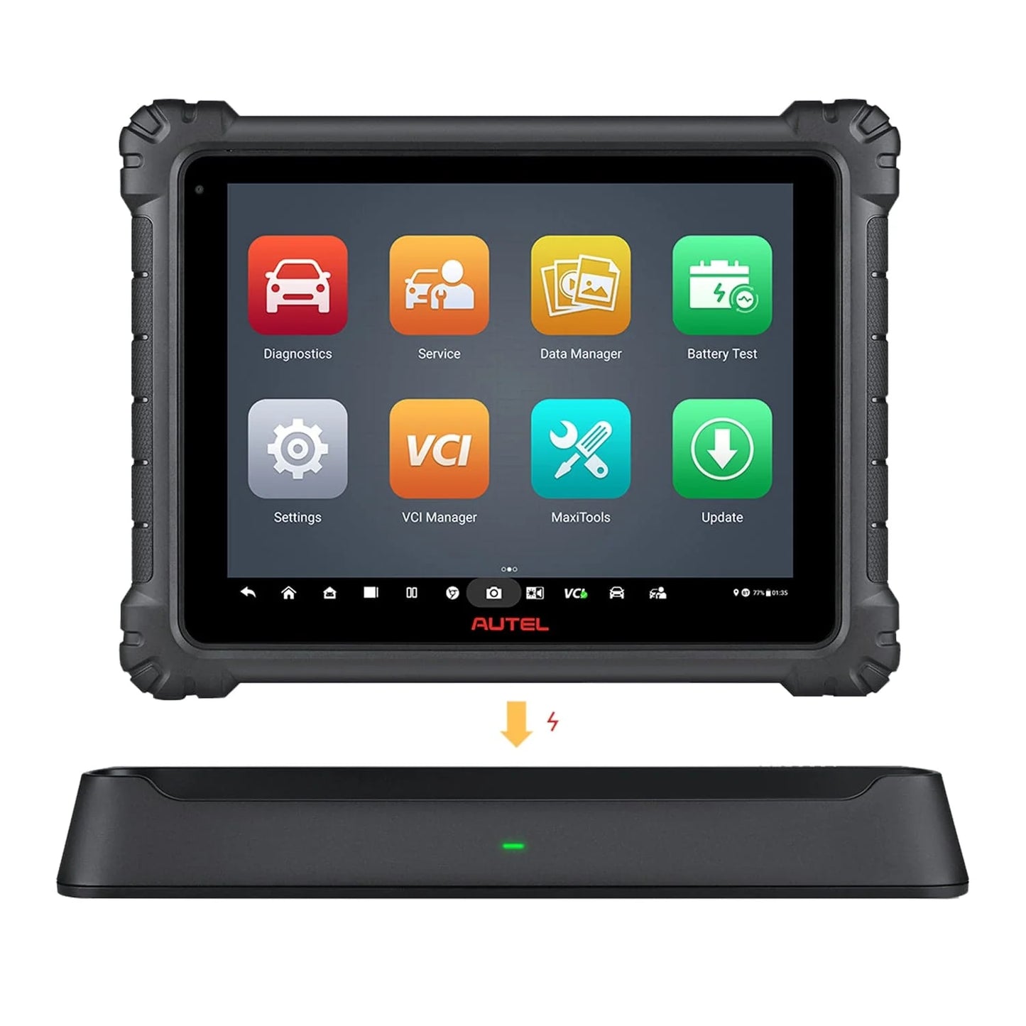 Autel MaxiCOM Ultra Lite All System Diagnostic Scanner with Topology Mapping and J2534 ECU Programming Tool with Free MV108S