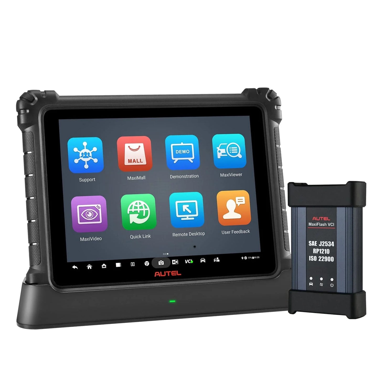 Autel MaxiCOM Ultra Lite All System Diagnostic Scanner with Topology Mapping and J2534 ECU Programming Tool with Free MV108S