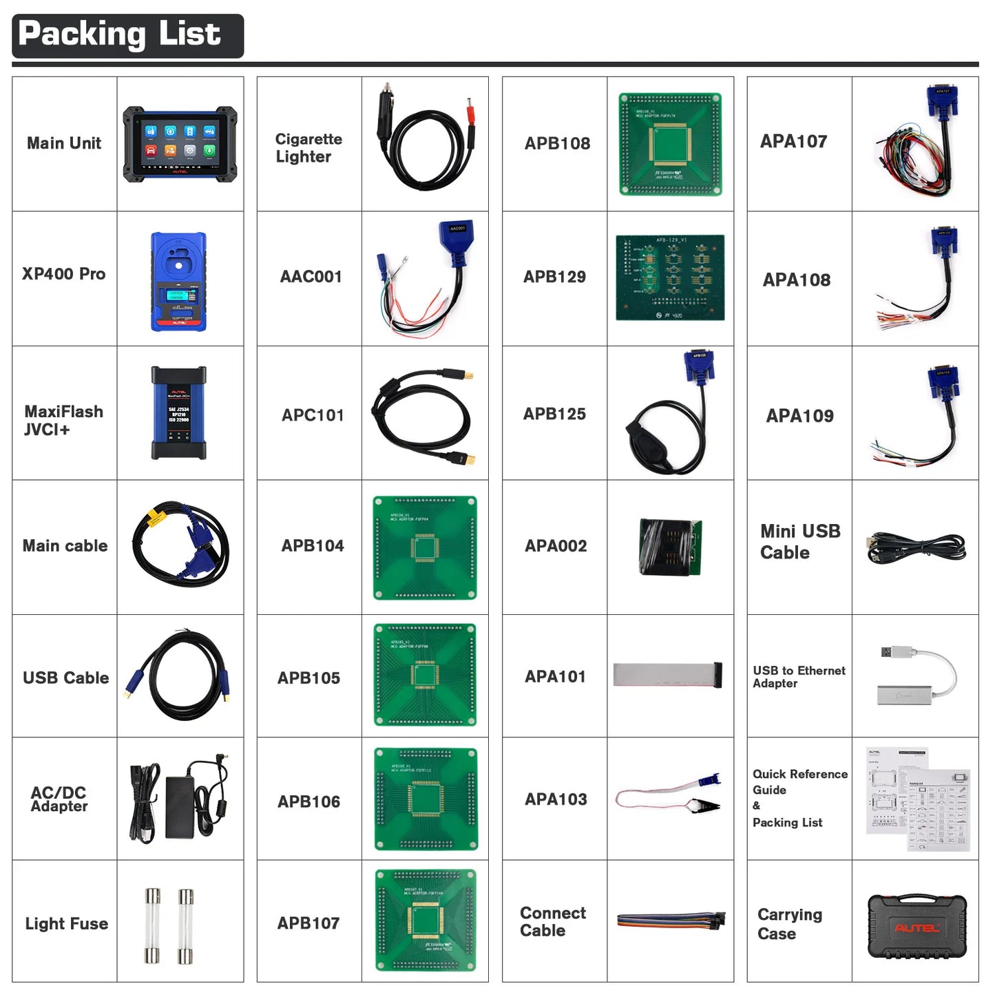 Autel MaxiIM IM608 PRO II Key Programming Tool Full Adapters Bundle + Free Gift Otofix Smart Key Watch