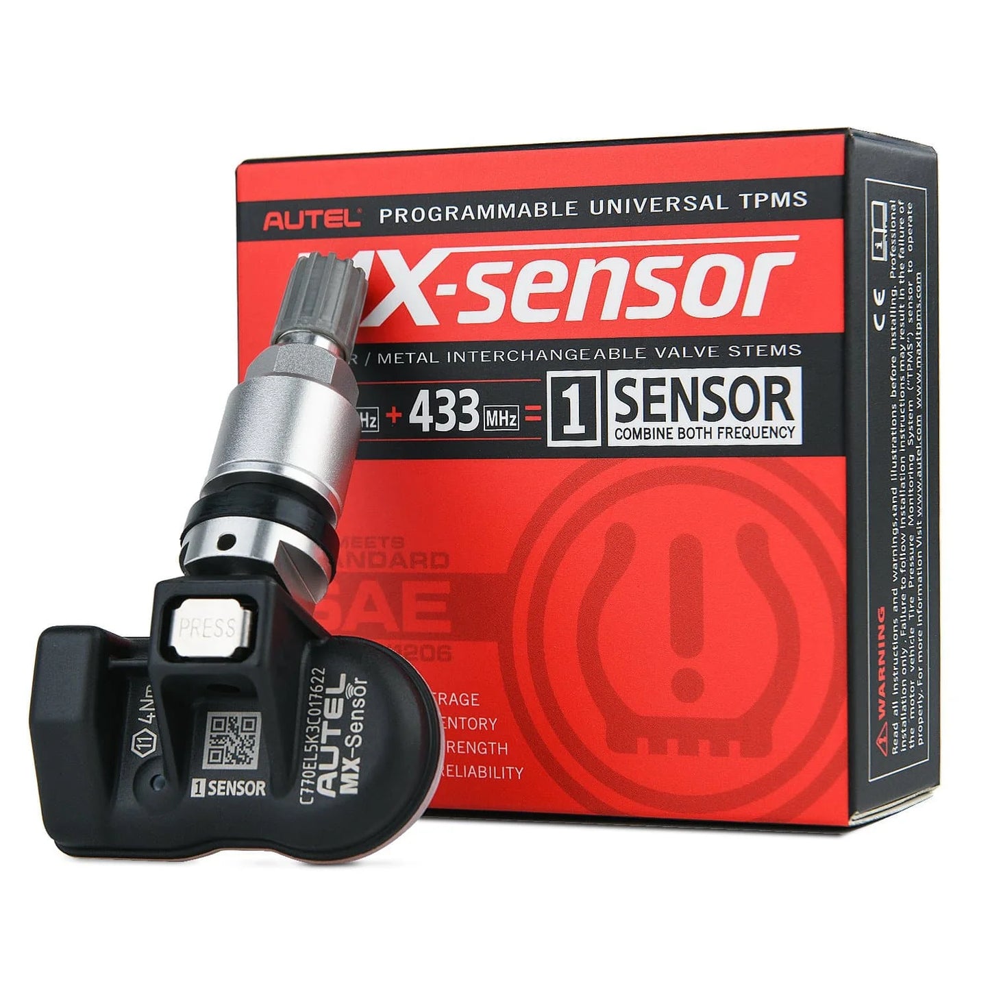 Autel TPMS MX-Sensor 315MHz & 433MHz 2 in 1 Tire Pressure Sensors