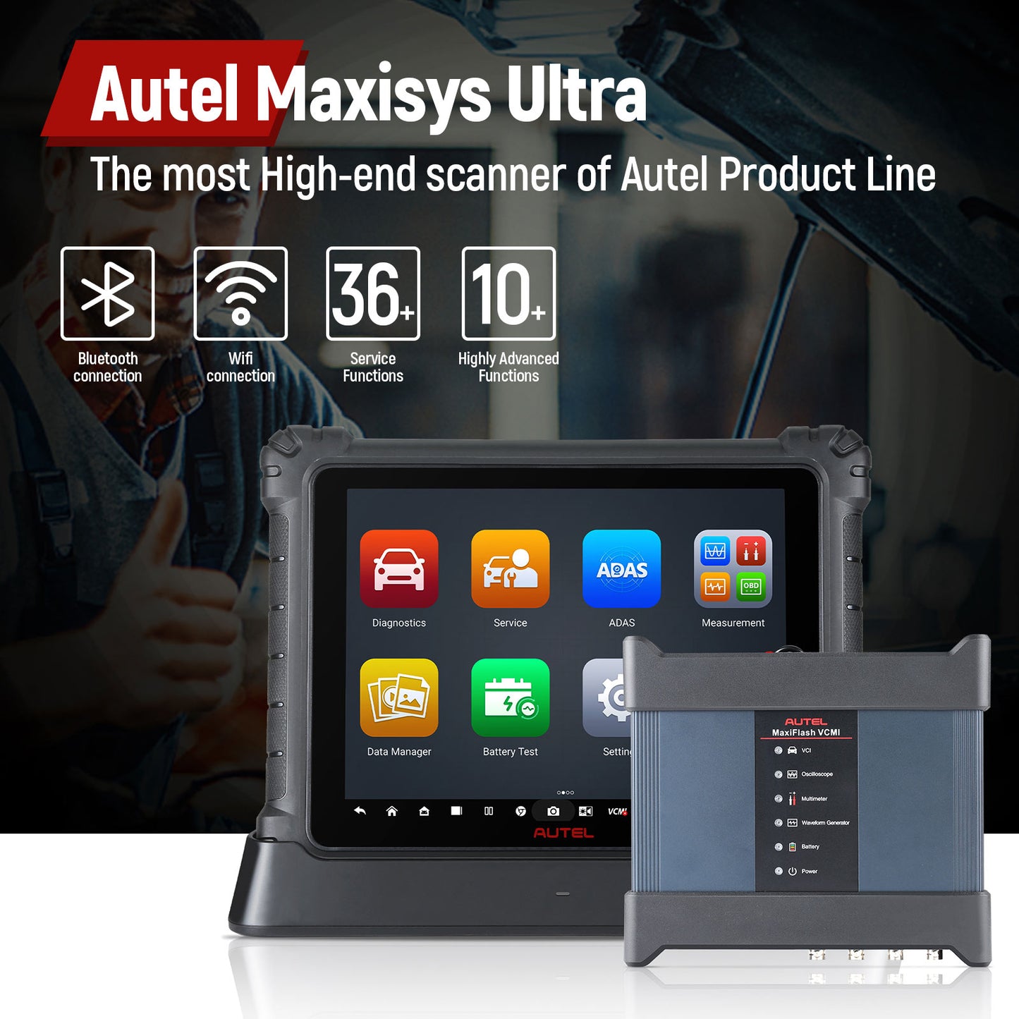 Autel MaxiSYS Ultra EV Tablet Diagnostic Tool, 2 Years Subscription