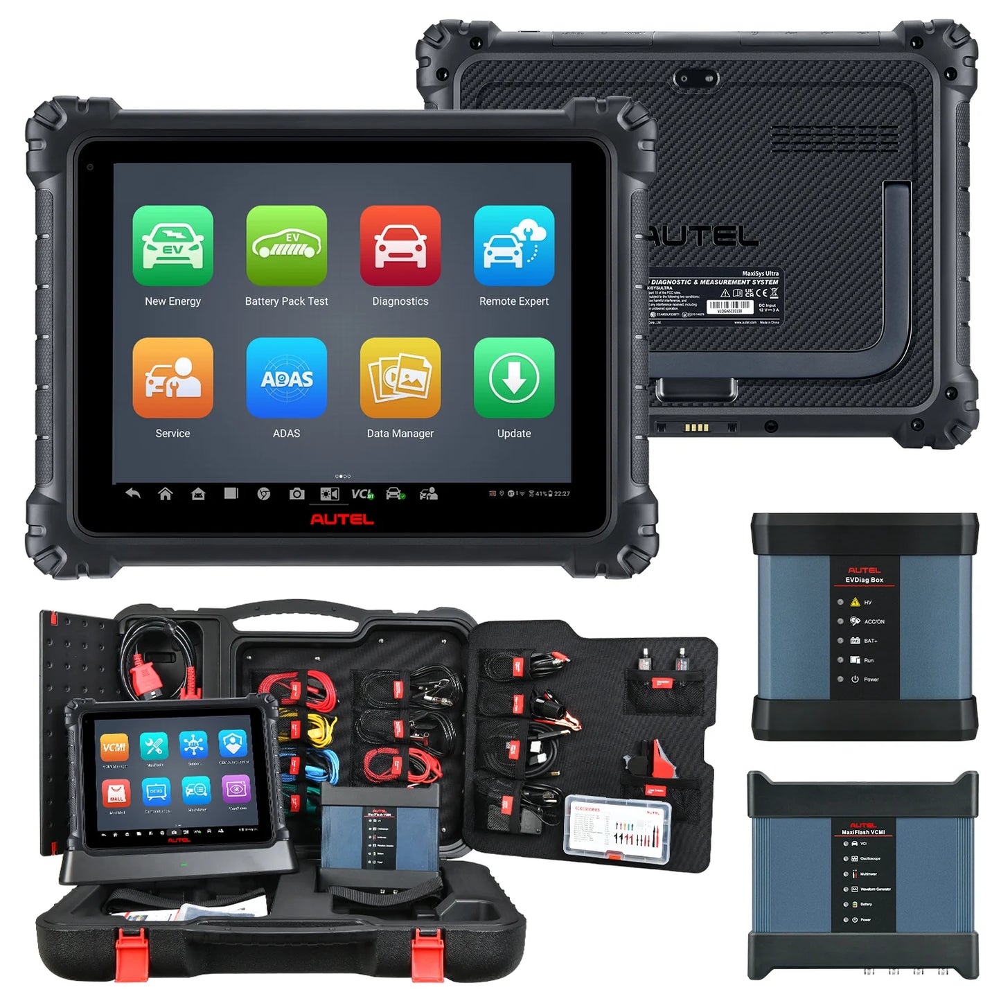 Autel MaxiSYS Ultra EV Electric Car Diagnostic Scanner, Online ECU Programming / Coding, 40+ Services, 2 Years Subscription