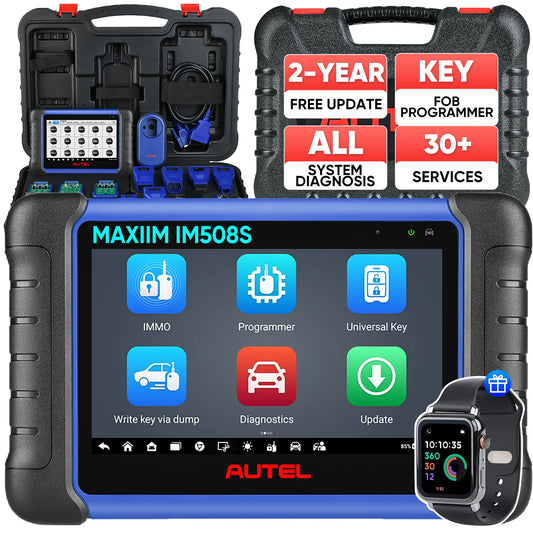 Autel MaxiIM IM508S Key Fob Programming Tool, All System Diagnostic Scan, 30+ Service, 2 Years Free Update Online