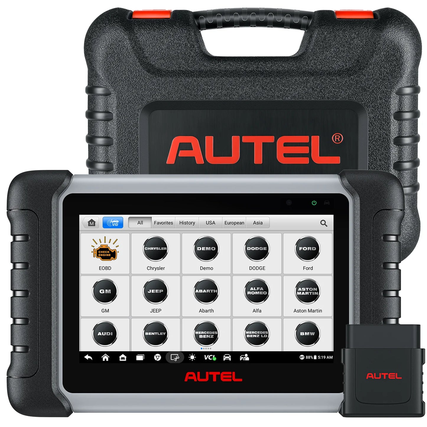 Autel MaxiPRO MP808BT PRO Wireless Diagnostic Scanner, ECU Coding Bi-Directional Control OBD II Scanner